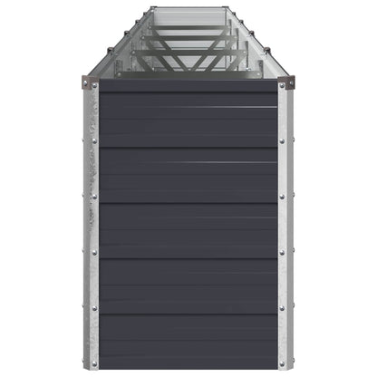 Raised Garden Bed Anthracite 400 x 40 x 55 cm cold-rolled steel