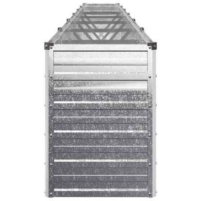 Raised Garden Bed Silver 480 x 40 x 55 cm galvanized