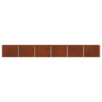 Raised Garden Bed Rusty 480 x 40 x 55 cm corton
