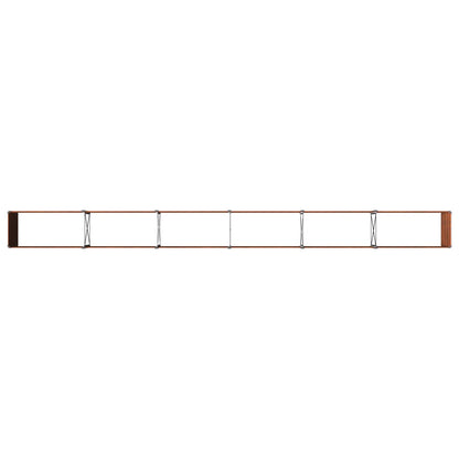 Raised Garden Bed Rusty 480 x 40 x 55 cm corton