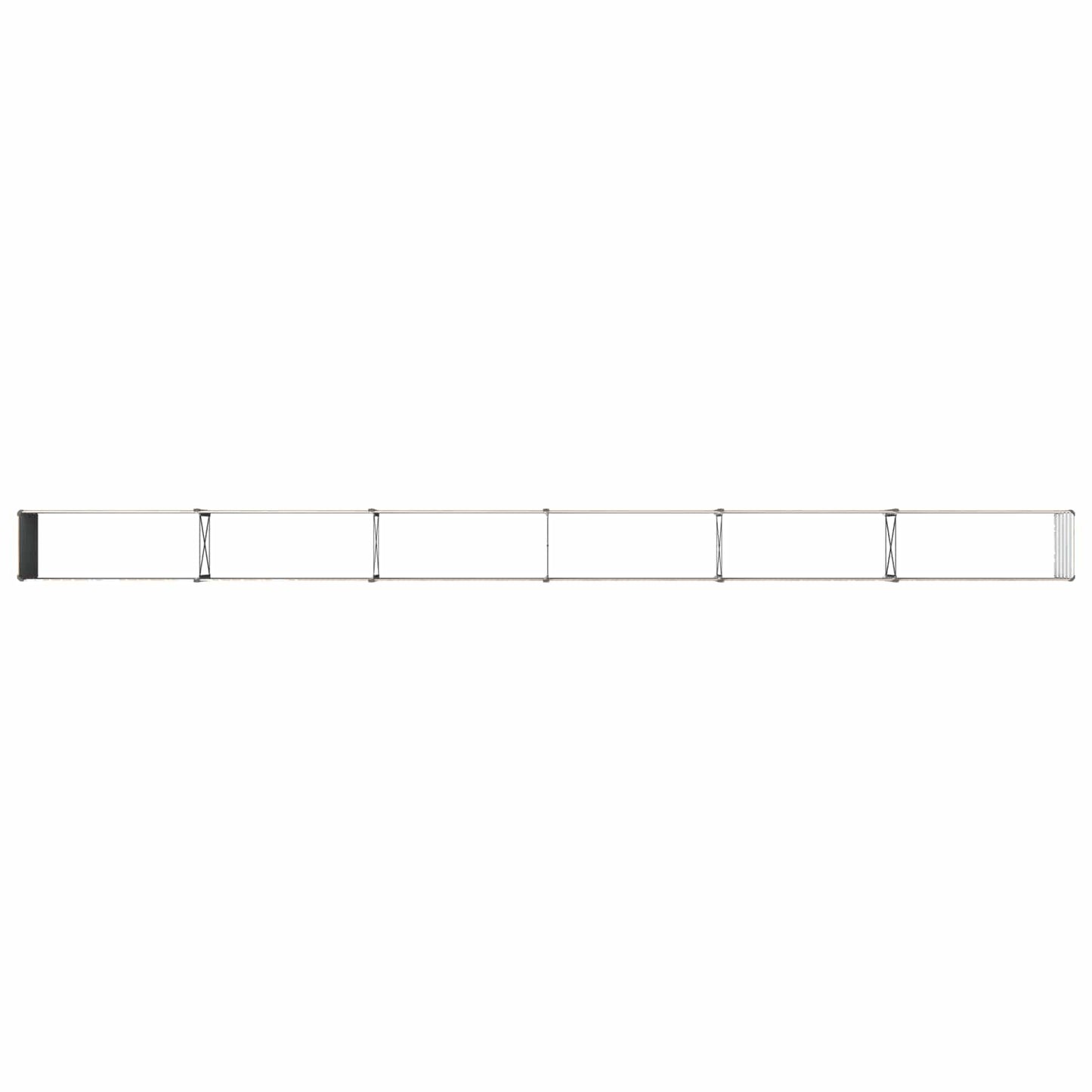 Raised Garden Bed Wood Brown 600 x 40 x 55 cm cold-rolled steel