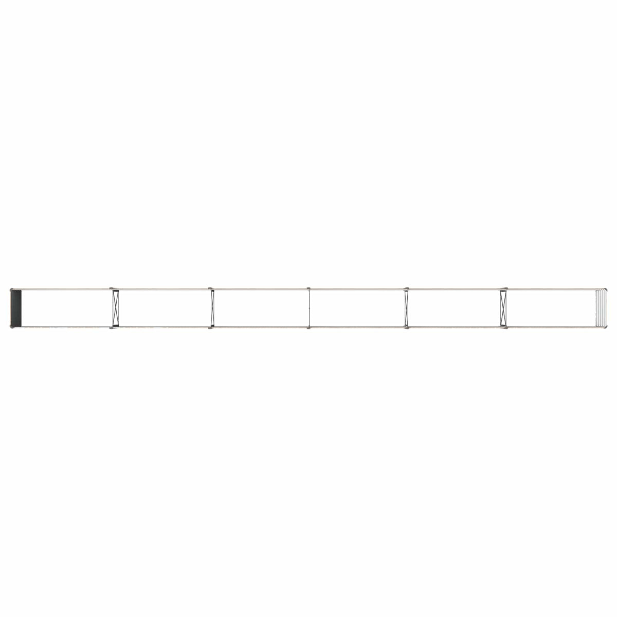 Raised Garden Bed Wood Brown 600 x 40 x 55 cm cold-rolled steel