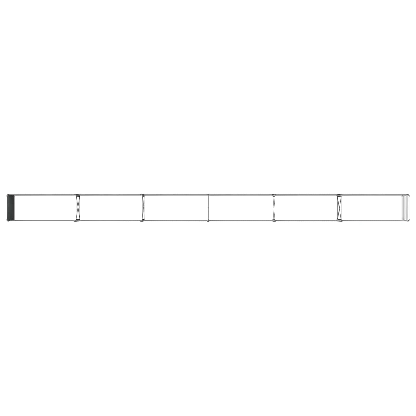 Raised Garden Bed Black 600 x 40 x 55 cm cold-rolled steel
