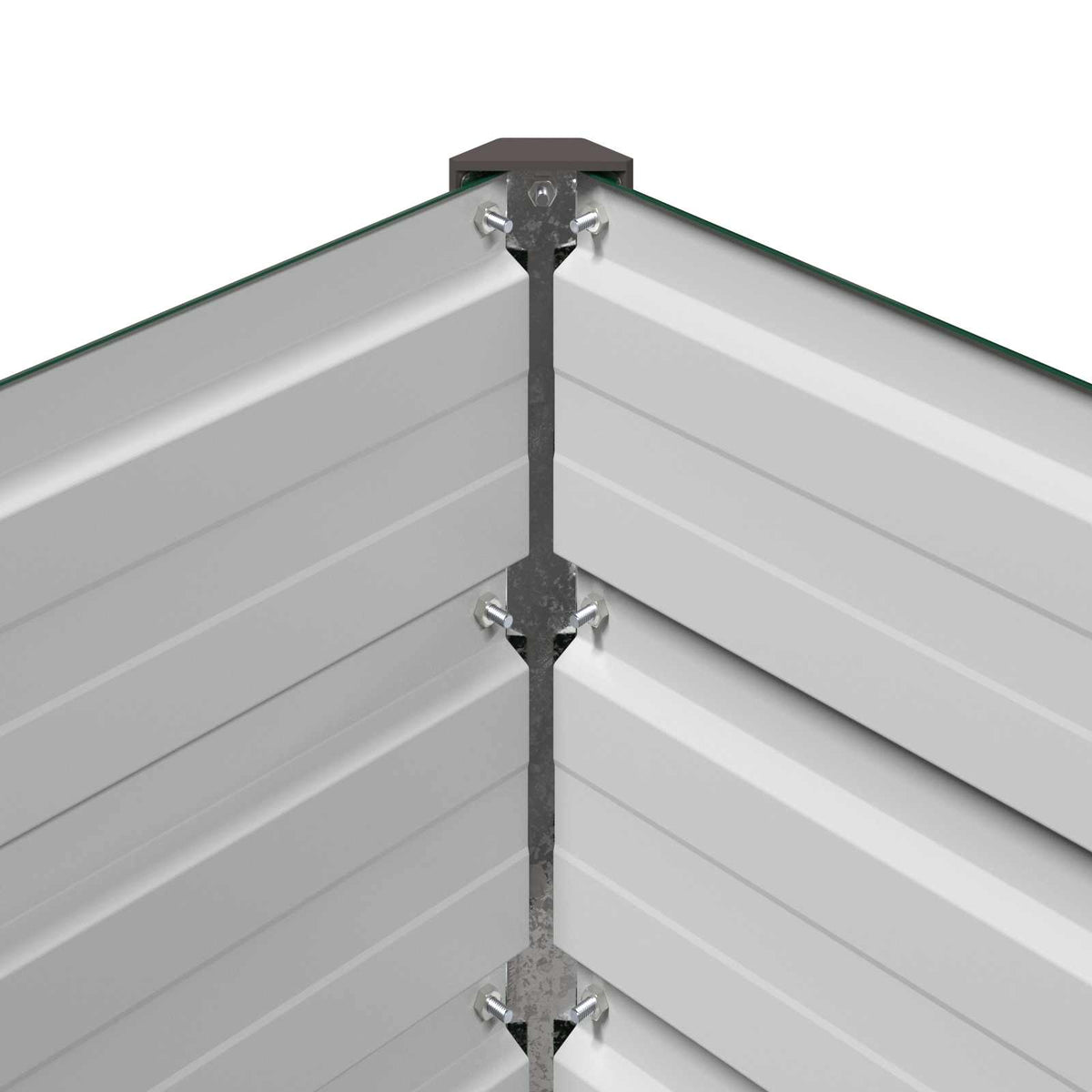 Raised Garden Bed Green 600 x 40 x 55 cm cold-rolled steeel