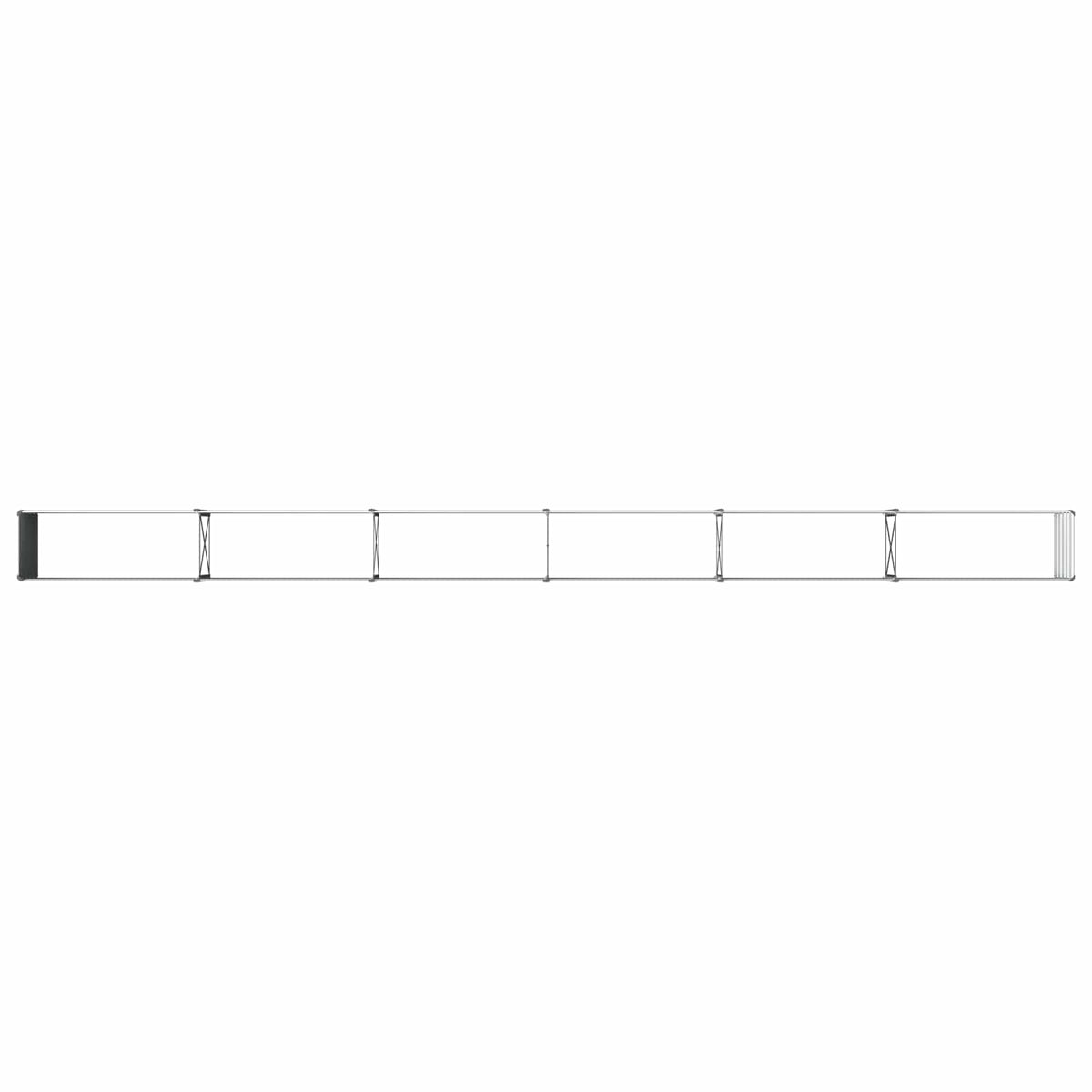 Raised Garden Bed Grey 600 x 40 x 55 cm cold-rolled steel