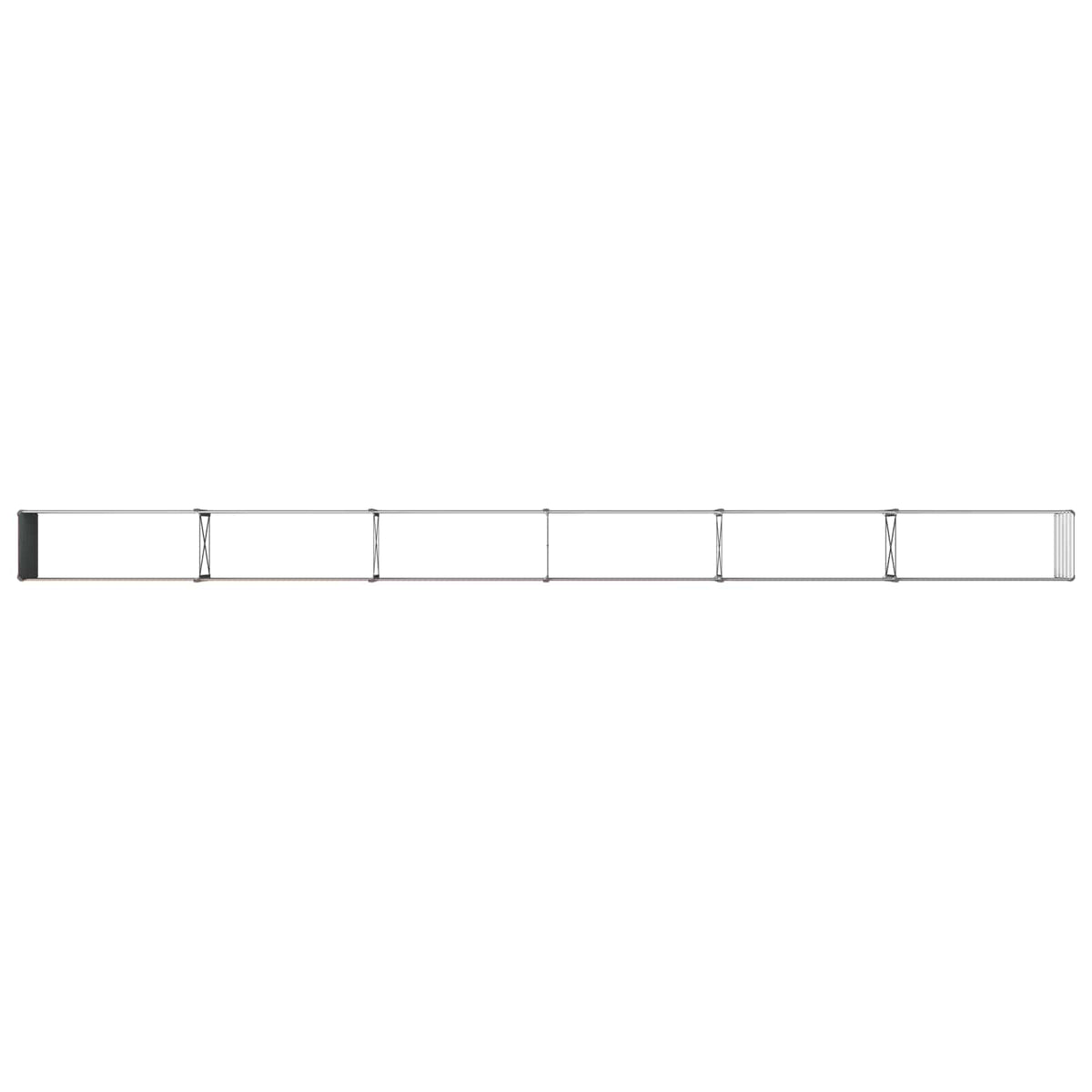 Raised Garden Bed Brown 600 x 40 x 55 cm cold-rolled steel