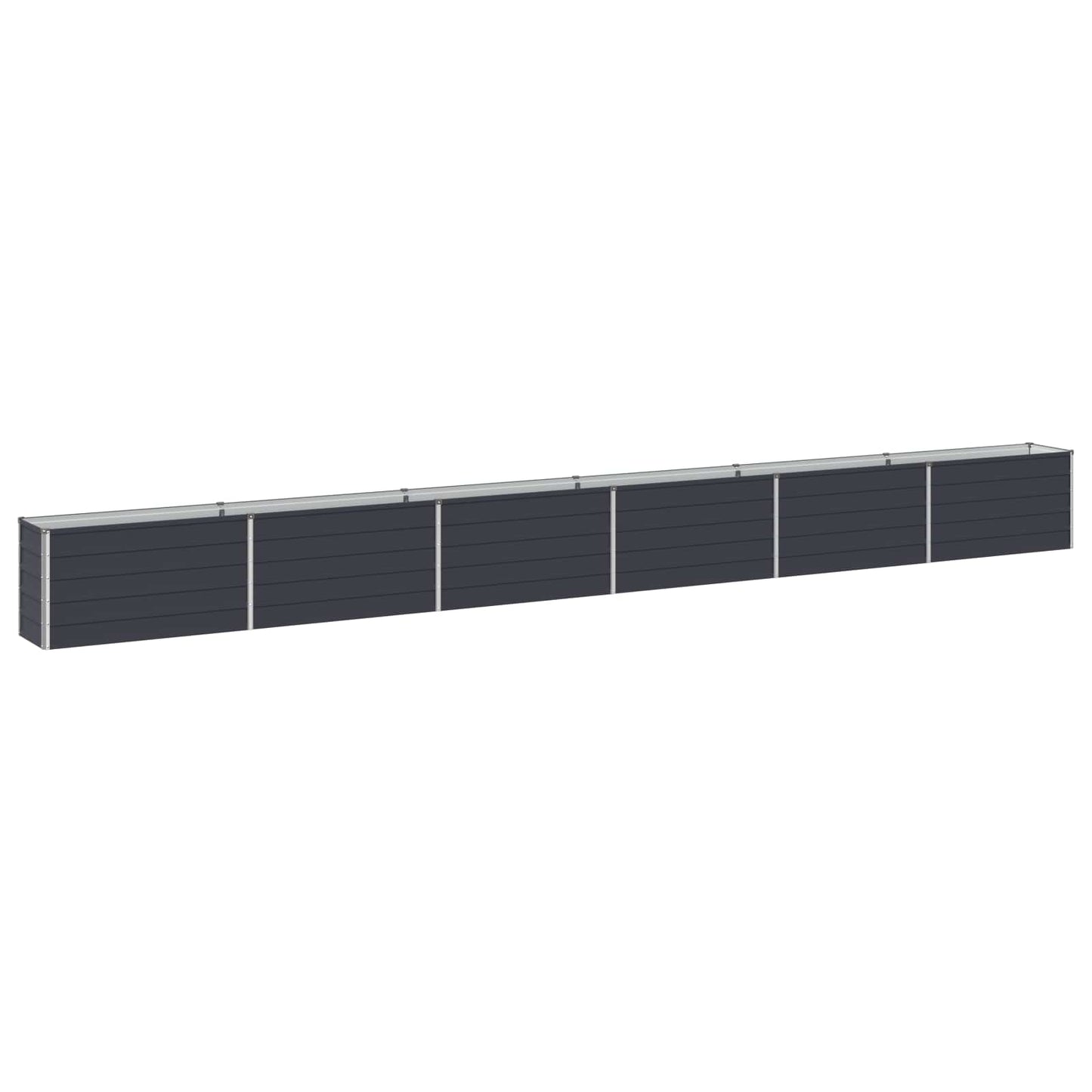 Raised Garden Bed Anthracite 600 x 40 x 55 cm cold-rolled steel