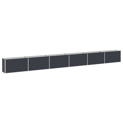 Raised Garden Bed Anthracite 600 x 40 x 55 cm cold-rolled steel