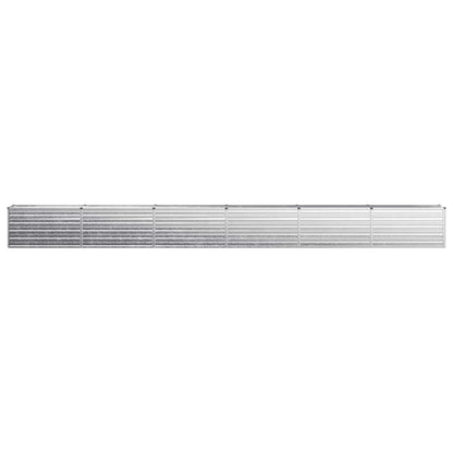 Raised Garden Bed Silver 600 x 40 x 55 cm galvanized
