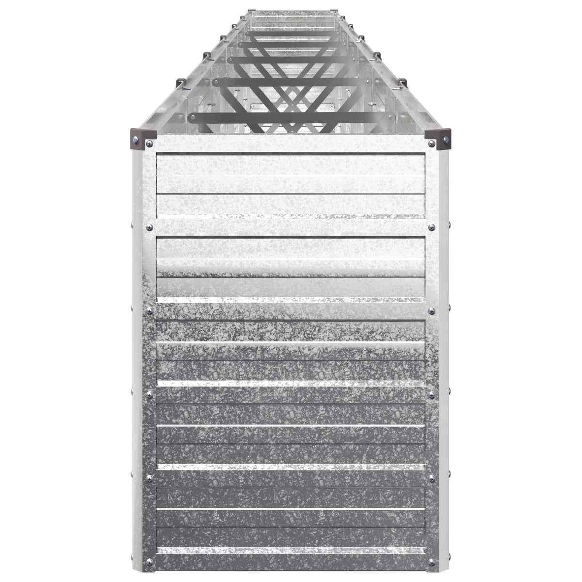 Raised Garden Bed Silver 600 x 40 x 55 cm galvanized