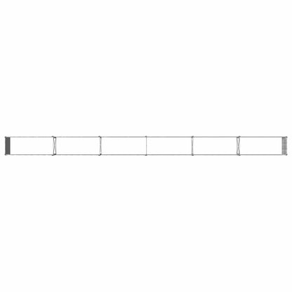 Raised Garden Bed Silver 600 x 40 x 55 cm galvanized