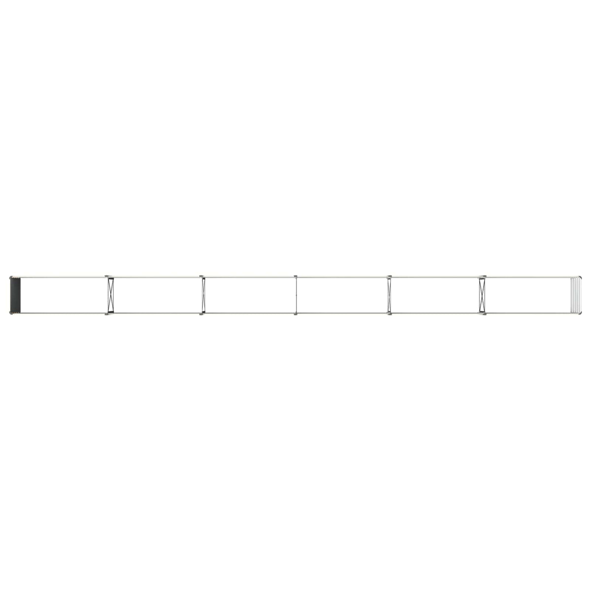 Raised Garden Bed Ivory 600 x 40 x 55 cm cold-rolled steel