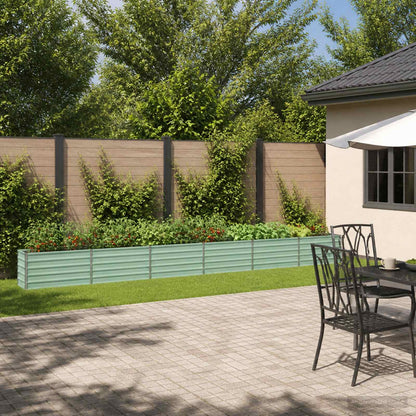 Raised Garden Bed Pastel Green 600 x 40 x 55 cm