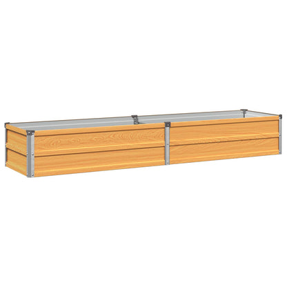 Raised Garden Bed Natural 160 x 40 x 24 cm cold-rolled steel
