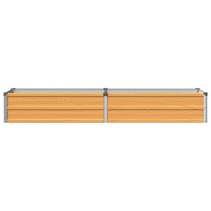 Raised Garden Bed Natural 160 x 40 x 24 cm cold-rolled steel