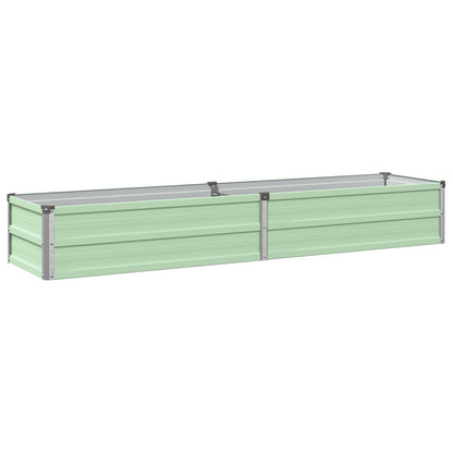 Raised Garden Bed Pastel Green 160 x 40 x 24 cm