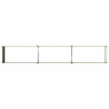 Raised Garden Bed Natural 240 x 40 x 24 cm cold-rolled steel