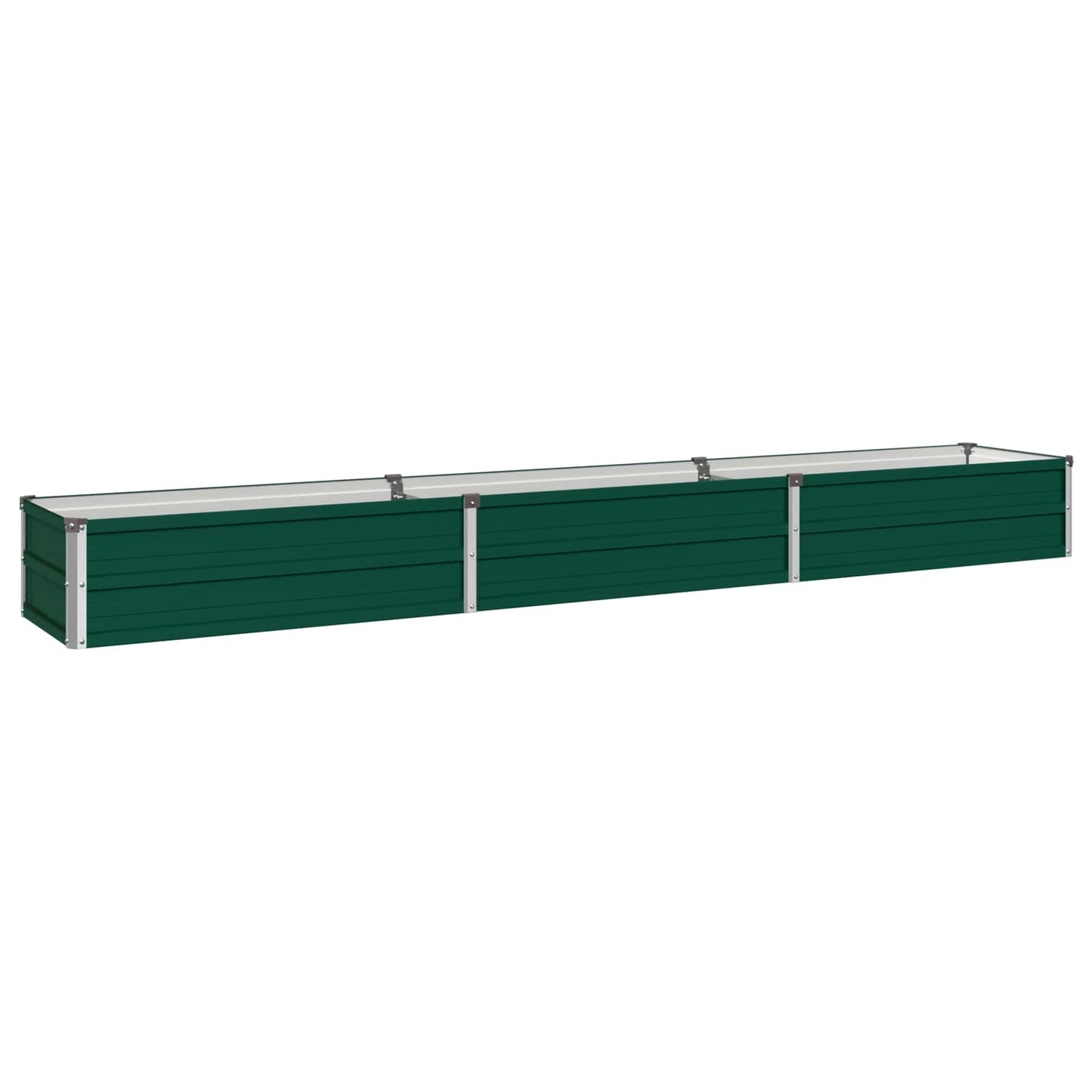 Raised Garden Bed Green 240 x 40 x 24 cm cold-rolled steeel