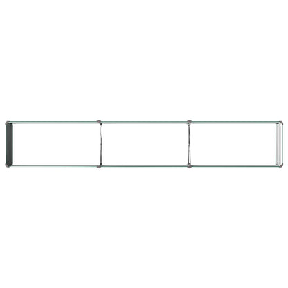 Raised Garden Bed Green 240 x 40 x 24 cm cold-rolled steeel