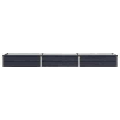 Raised Garden Bed Anthracite 240 x 40 x 24 cm cold-rolled steel