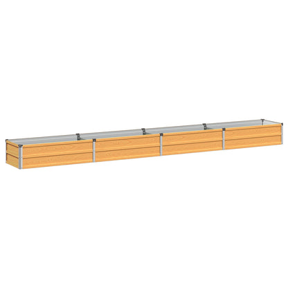 Raised Garden Bed Natural 320 x 40 x 24 cm cold-rolled steel