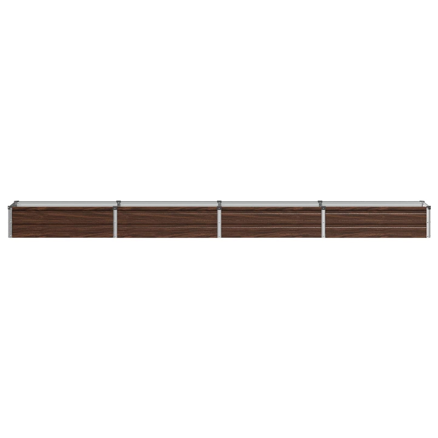 Raised Garden Bed Black 320 x 40 x 24 cm cold-rolled steel