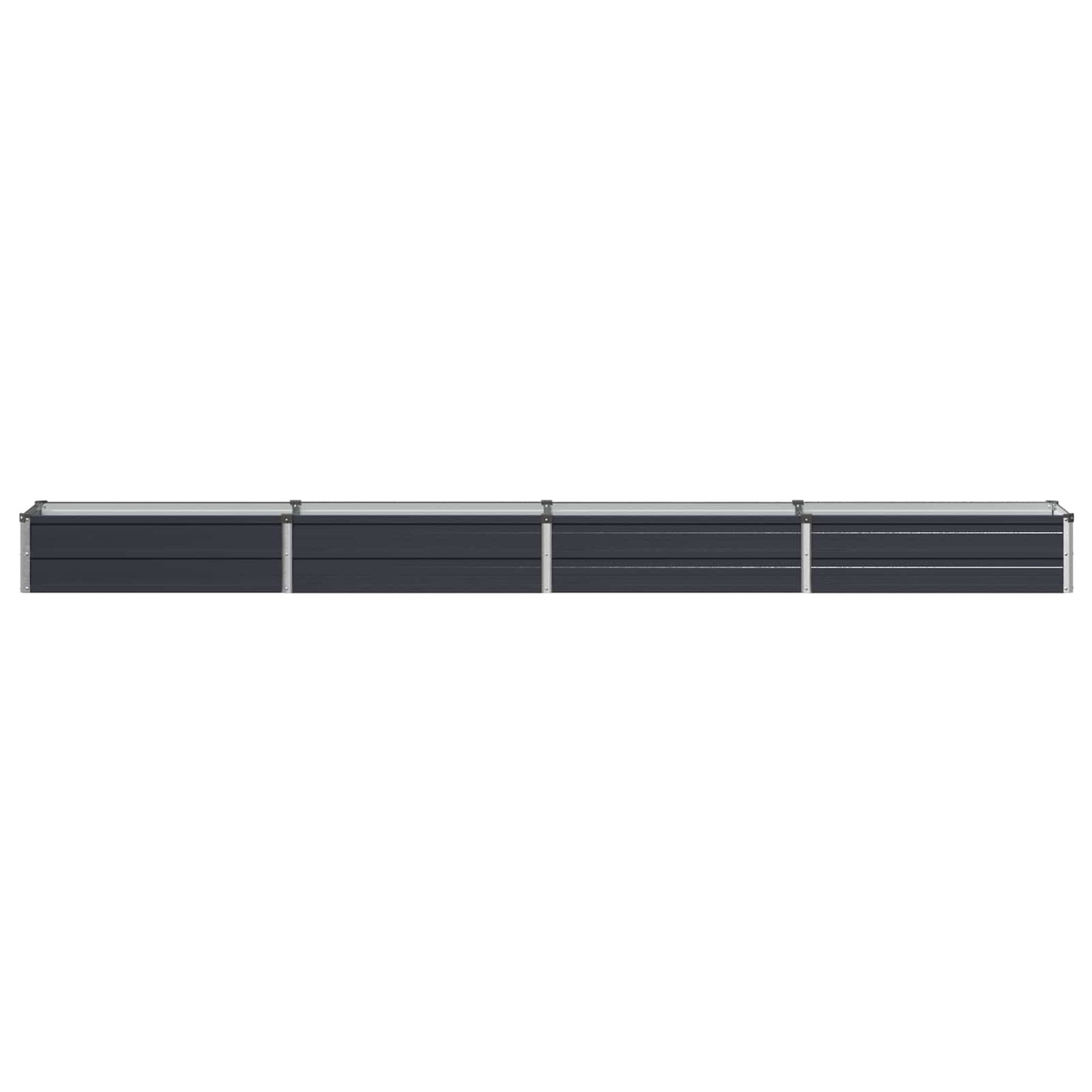 Raised Garden Bed Anthracite 320 x 40 x 24 cm cold-rolled steel