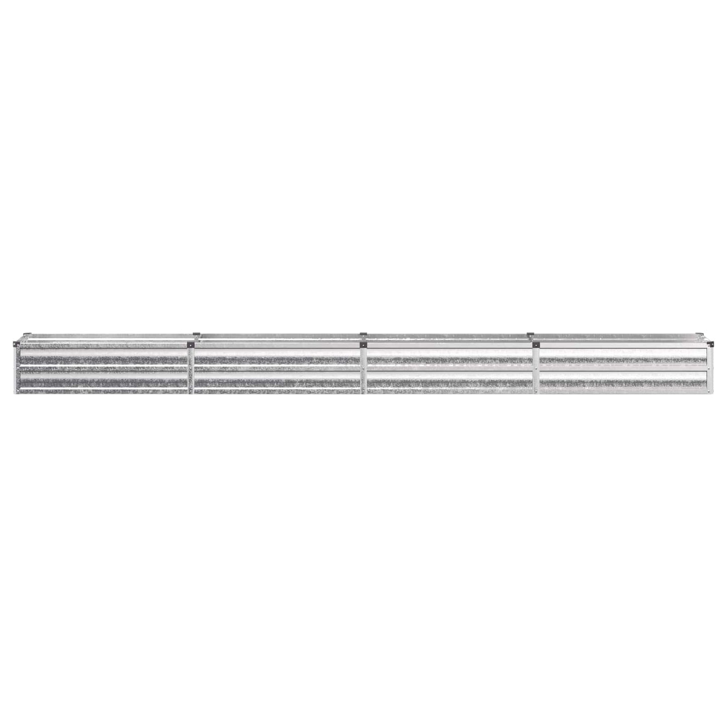 Raised Garden Bed Silver 320 x 40 x 24 cm galvanized