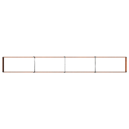 Raised Garden Bed Rusty 320 x 40 x 24 cm corton
