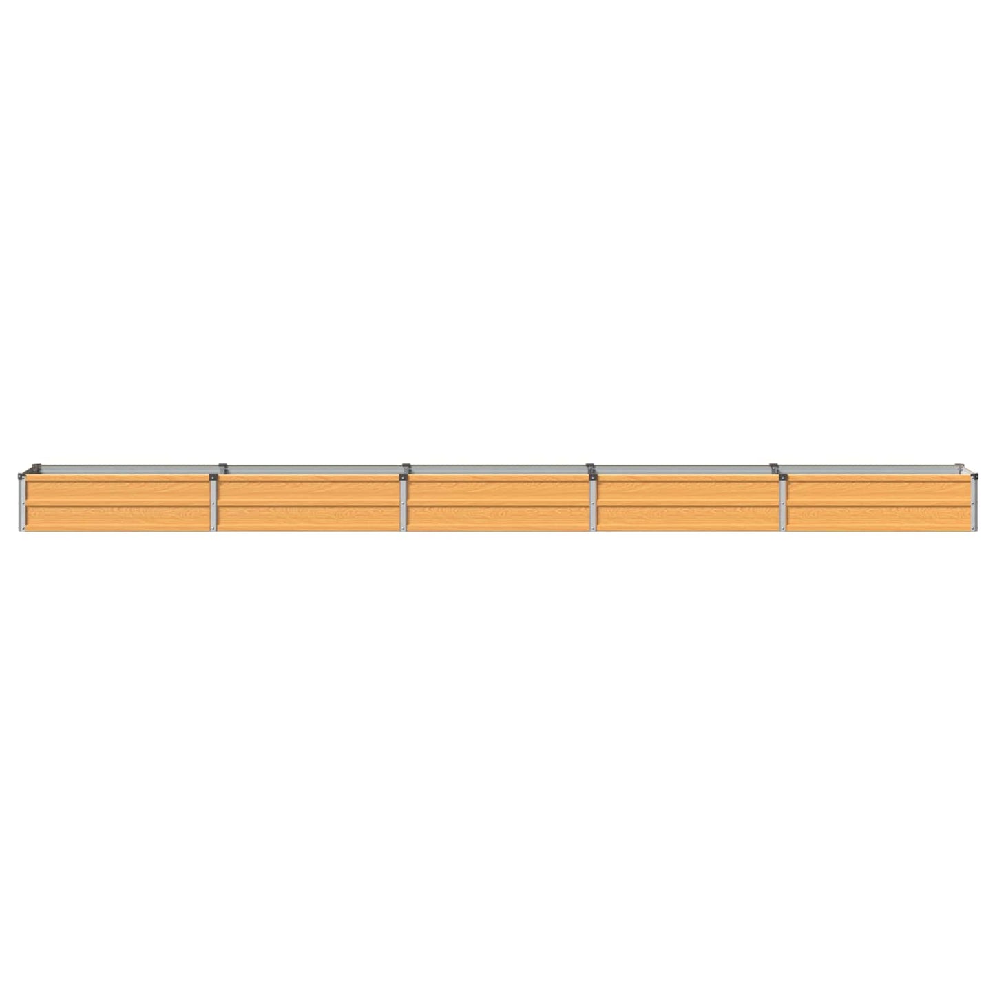 Raised Garden Bed Natural 400 x 40 x 24 cm cold-rolled steel