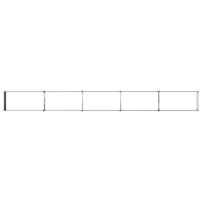 Raised Garden Bed Brown 400 x 40 x 24 cm cold-rolled steel