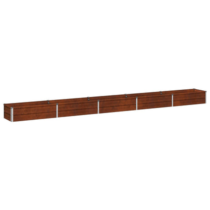 Raised Garden Bed Rusty 400 x 40 x 24 cm corton