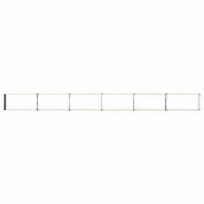 Raised Garden Bed Wood Brown 480 x 40 x 24 cm cold-rolled steel