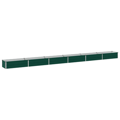 Raised Garden Bed Green 480 x 40 x 24 cm cold-rolled steeel
