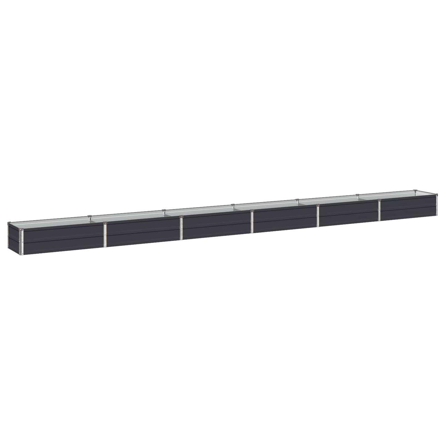 Raised Garden Bed Anthracite 480 x 40 x 24 cm cold-rolled steel