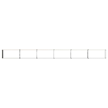 Raised Garden Bed Ivory 480 x 40 x 24 cm cold-rolled steel