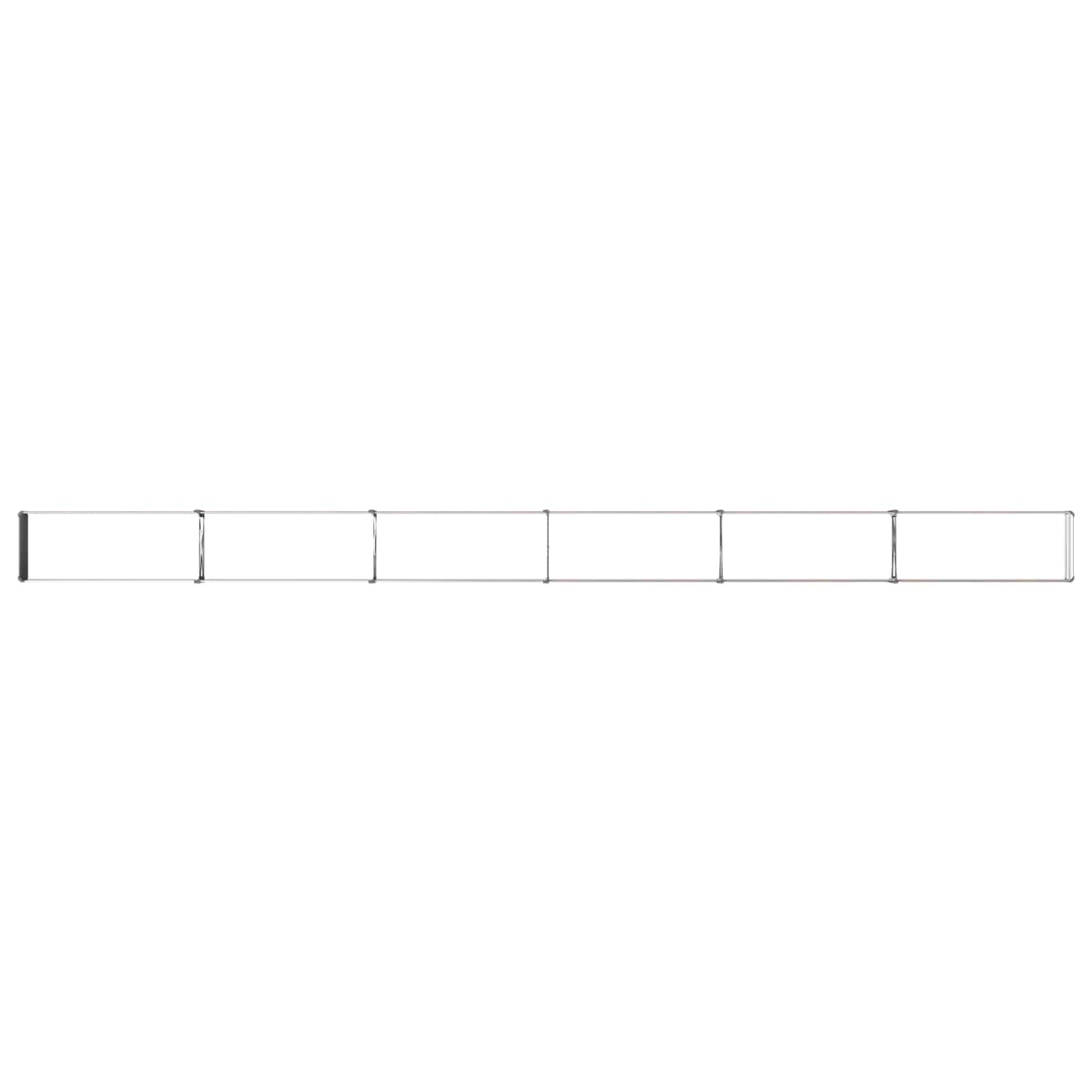 Raised Garden Bed Black 600 x 40 x 24 cm cold-rolled steel