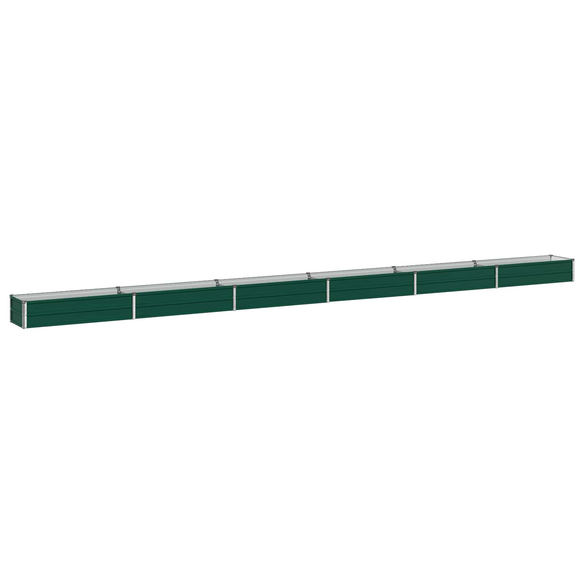 Raised Garden Bed Green 600 x 40 x 24 cm cold-rolled steeel