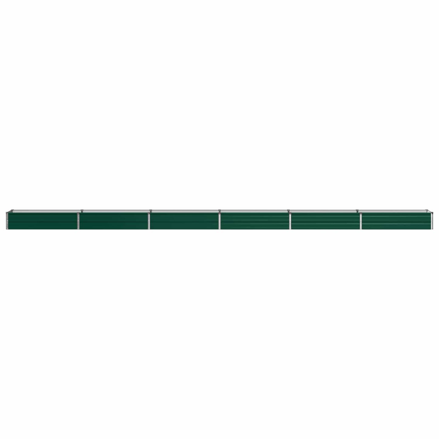 Raised Garden Bed Green 600 x 40 x 24 cm cold-rolled steeel