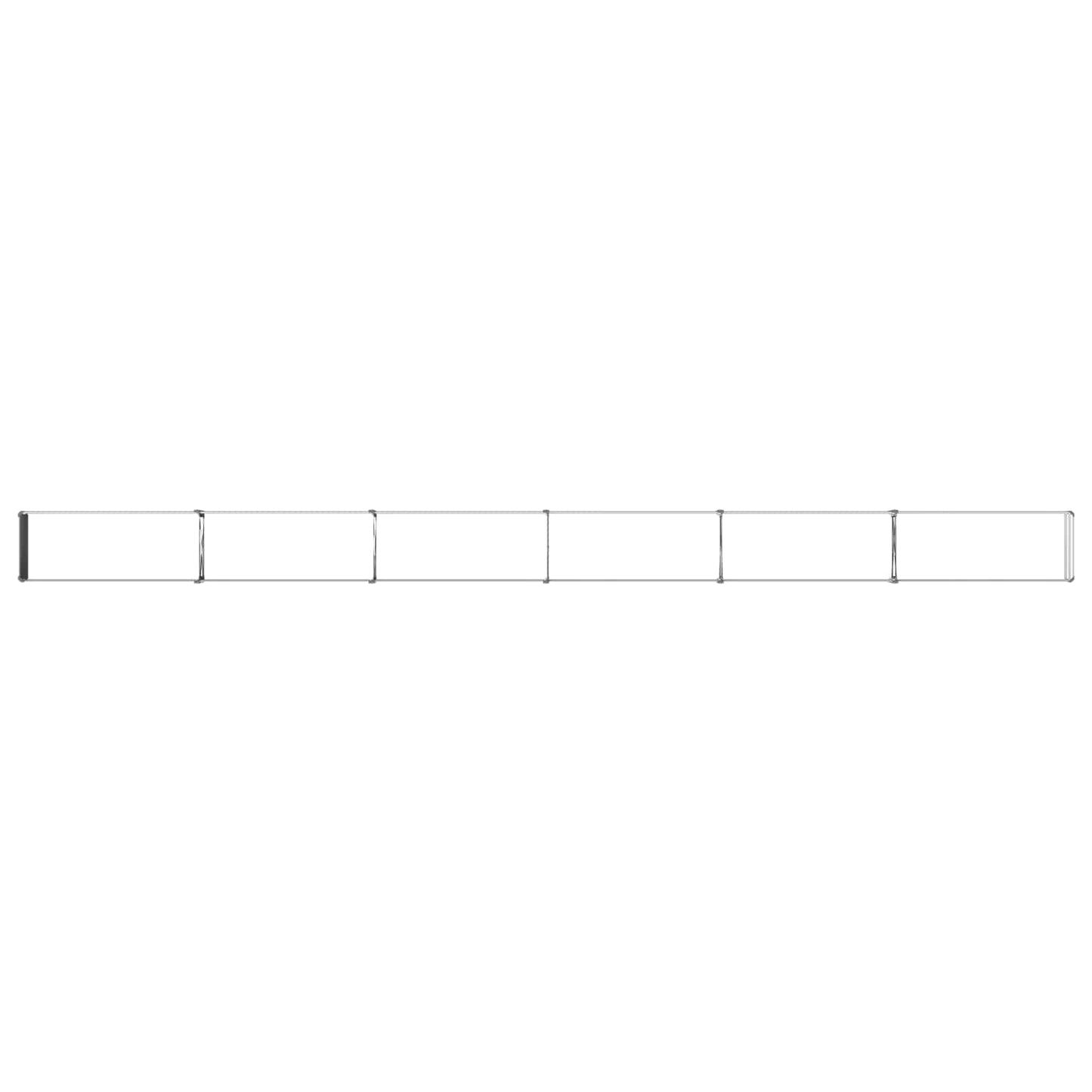 Raised Garden Bed Grey 600 x 40 x 24 cm cold-rolled steel
