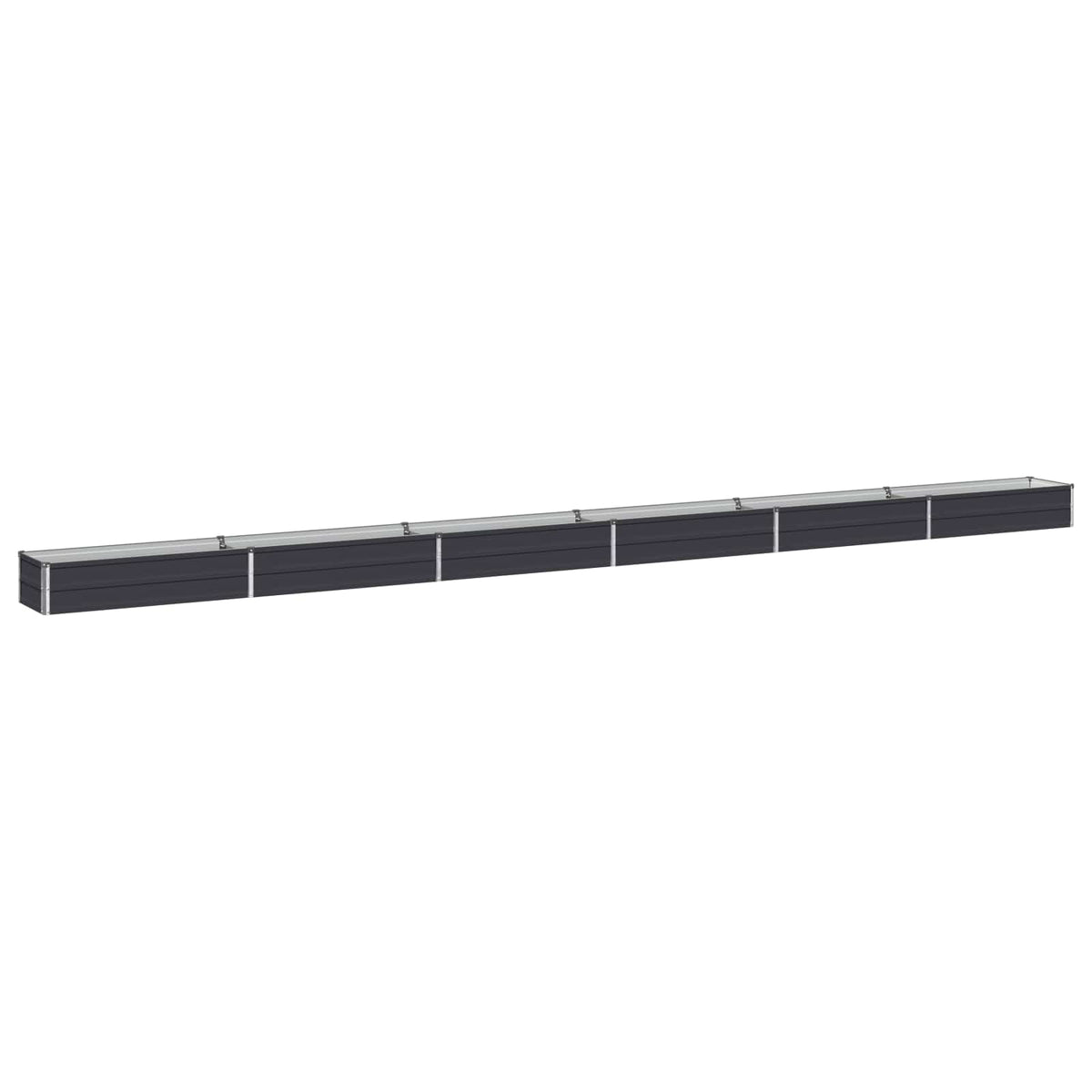 Raised Garden Bed Anthracite 600 x 40 x 24 cm cold-rolled steel