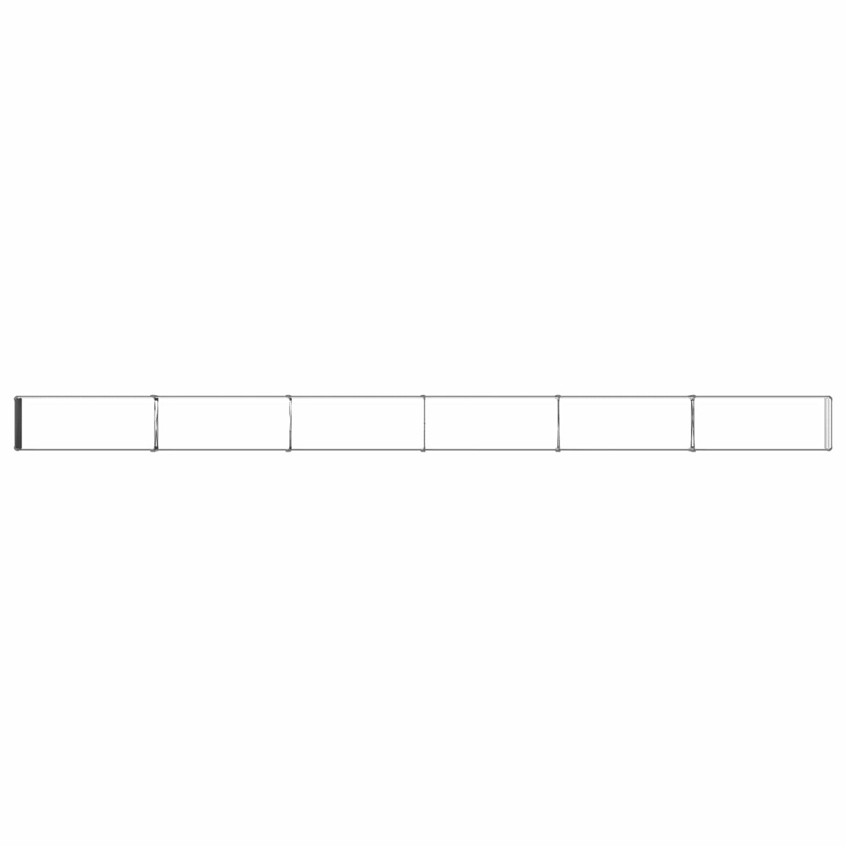 Raised Garden Bed Anthracite 600 x 40 x 24 cm cold-rolled steel