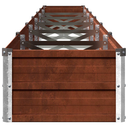 Raised Garden Bed Rusty 600 x 40 x 24 cm corton