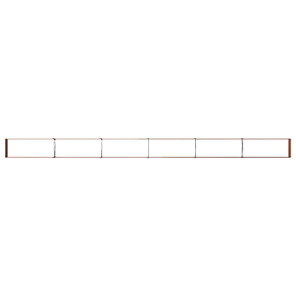 Raised Garden Bed Rusty 600 x 40 x 24 cm corton