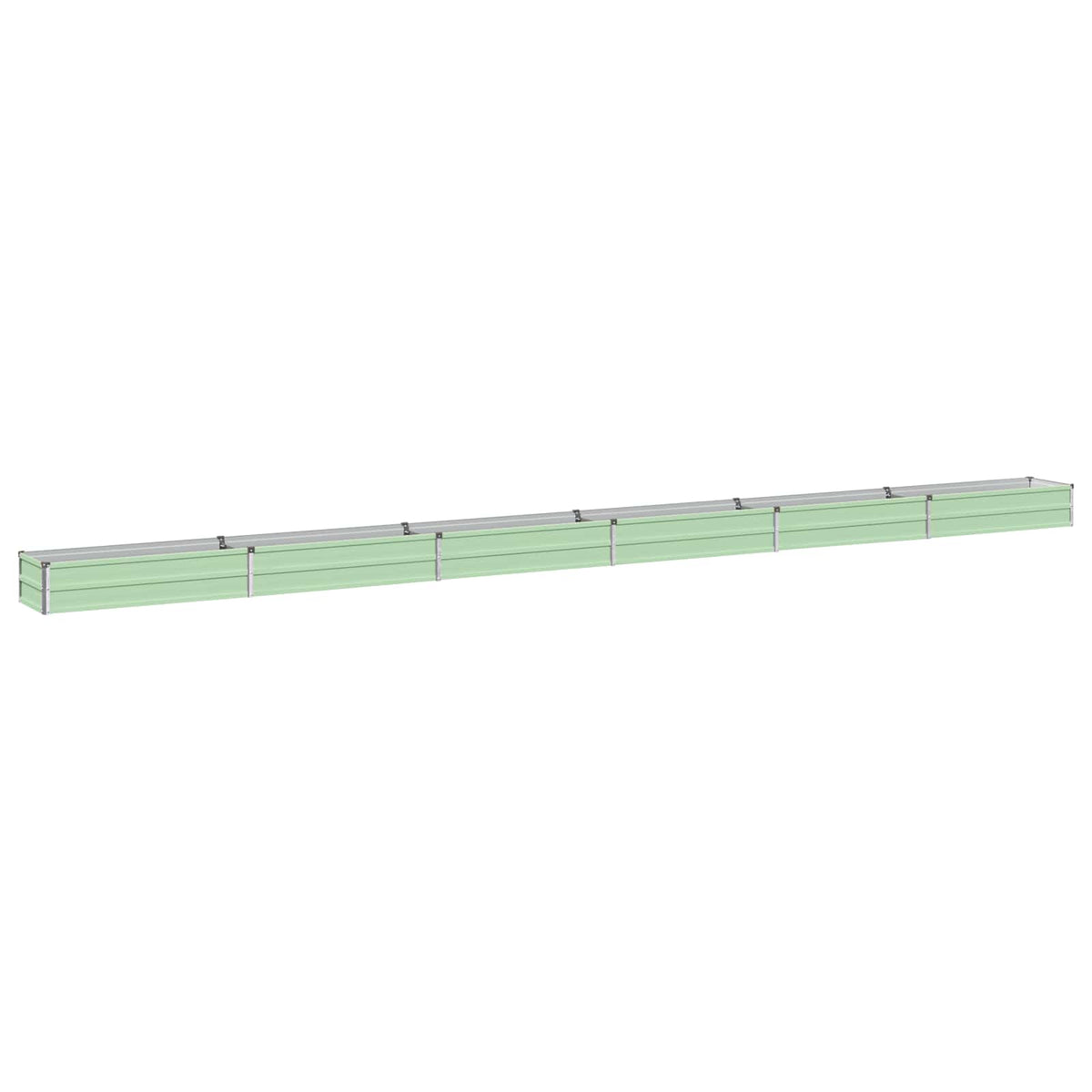 Raised Garden Bed Pastel Green 600 x 40 x 24 cm