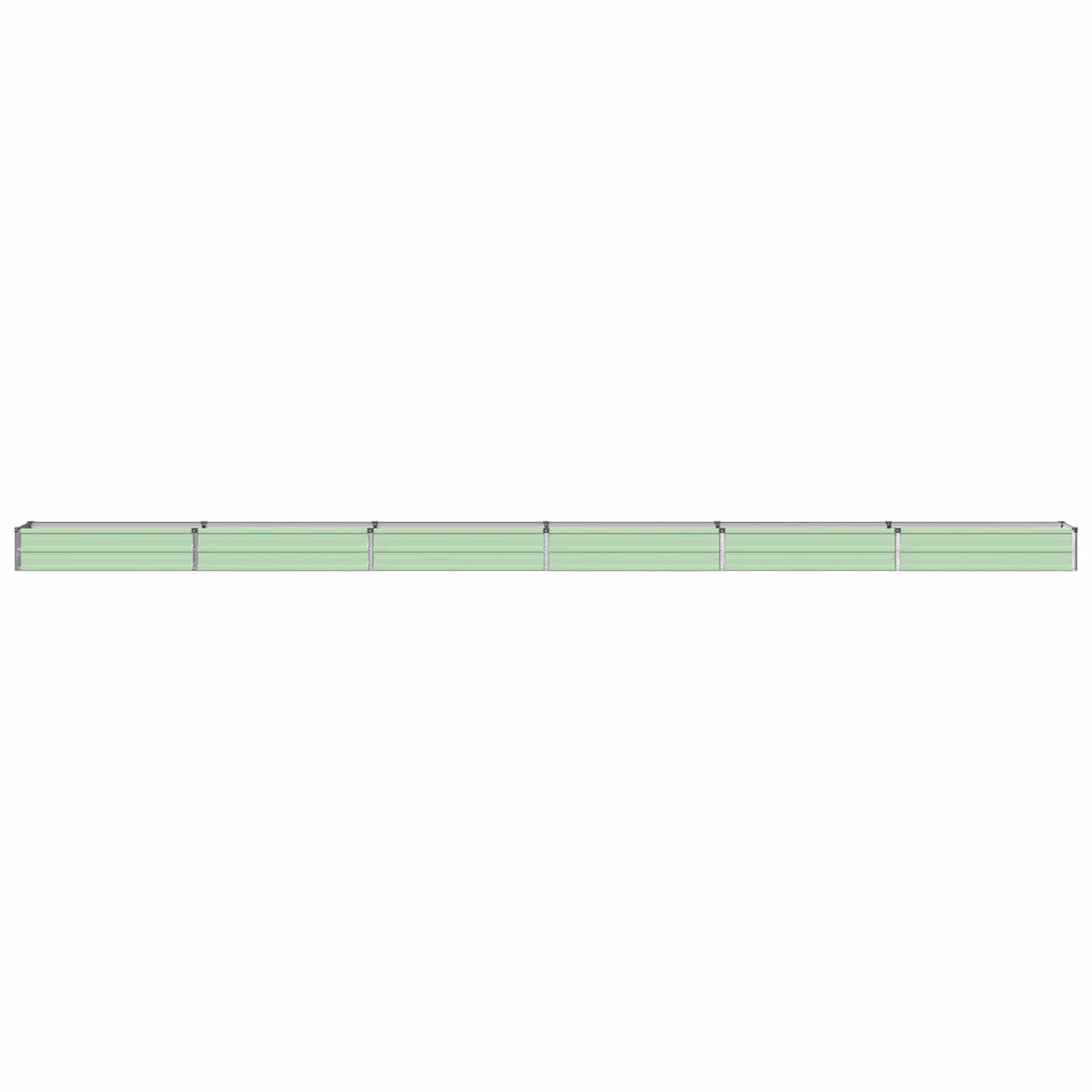 Raised Garden Bed Pastel Green 600 x 40 x 24 cm