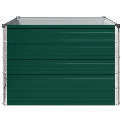 Raised Garden Bed Green 100 x 80 x 55 cm cold-rolled steeel