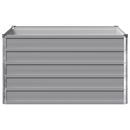 Raised Garden Bed Grey 100 x 80 x 55 cm cold-rolled steel