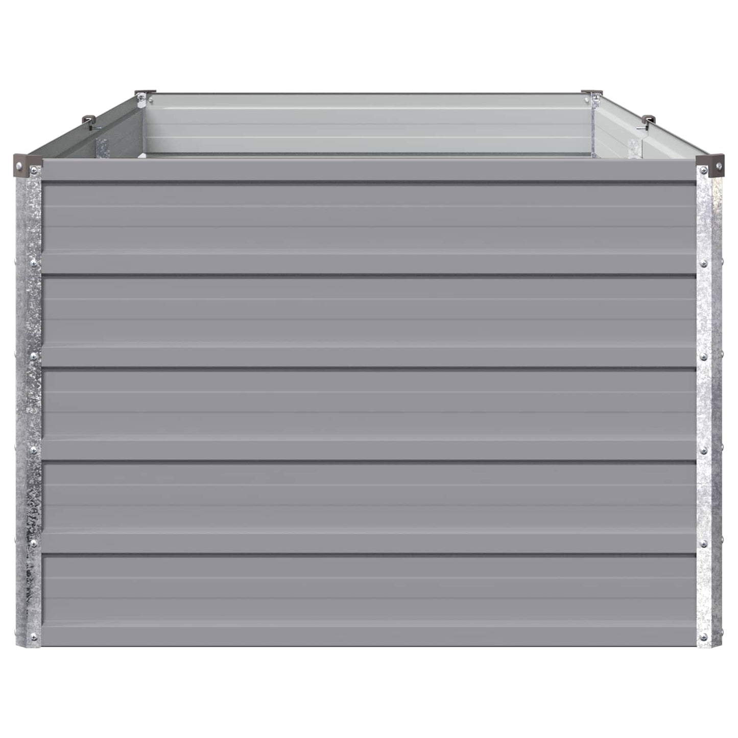 Raised Garden Bed Grey 160 x 80 x 55 cm cold-rolled steel