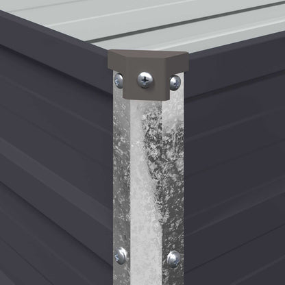 Raised Garden Bed Anthracite 160 x 80 x 55 cm cold-rolled steel